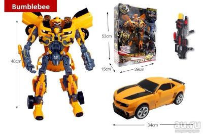 Лот: 8158291. Фото: 1. Огромный Трансформер Бамблби Bumblebee... Машины и техника