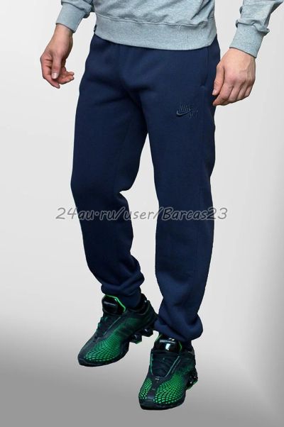 Лот: 2420672. Фото: 1. Штаны Nike син (1705). Брюки, джинсы, шорты
