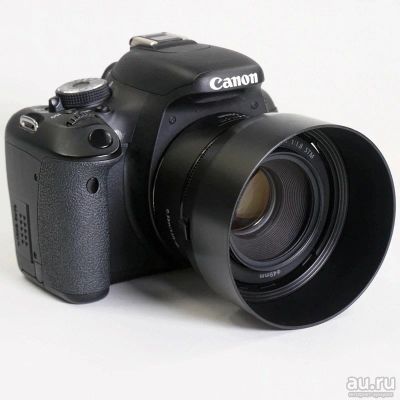 Лот: 15135755. Фото: 1. для Canon 50mm stm бленда ES-68. Крышки, бленды