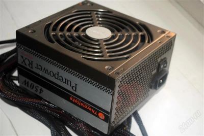 Лот: 2391177. Фото: 1. Thermaltake Purepower RX 450W. Корпуса, блоки питания