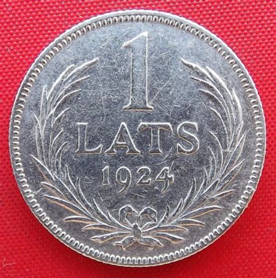 Лот: 2976835. Фото: 1. (№3005/LF) 1 лат 1924 (Латвия). Страны СНГ и Балтии