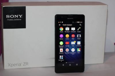 Лот: 7600950. Фото: 1. Смартфон Sony Xperia ZR 4G(C5503... Смартфоны