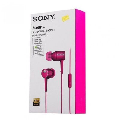 Лот: 9323458. Фото: 1. Наушники Sony MDR-EX750NA с микрофоном... Наушники, гарнитуры