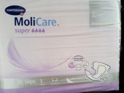 Лот: 7940627. Фото: 1. Molicare Premium super - подгузники... Реабилитация, уход за больными