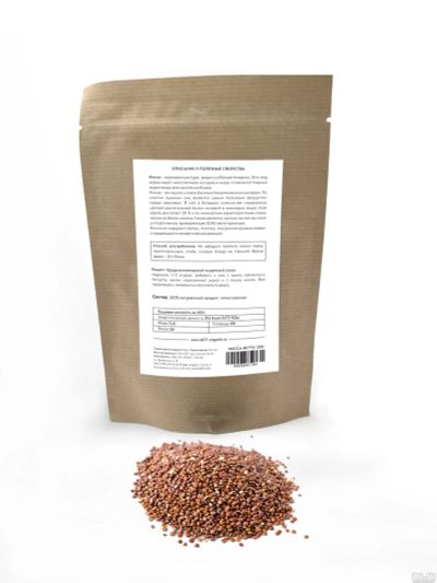Лот: 17426187. Фото: 1. Крупа киноа красная из Перу ACT-Organic. Готовые блюда