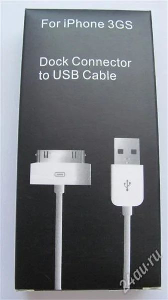 Лот: 908893. Фото: 1. USB кабель для iPhone. Дата-кабели, переходники