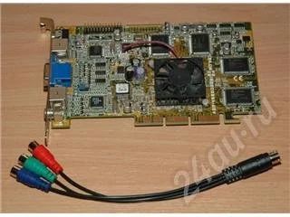 Лот: 334313. Фото: 1. ASUS AGP V6800 GeForce256 64Mb... Видеокарты