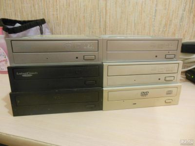 Лот: 9123470. Фото: 1. 6 DVD приводов для компьютера. Приводы CD, DVD, BR, FDD