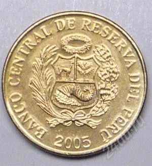 Лот: 1577768. Фото: 1. Перу. 1 сантим 2005г. (1-4). Америка