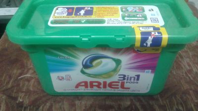 Лот: 12716897. Фото: 1. Ariel 3в 1/ 13 капсул/новая /с... Подарки на Новый год