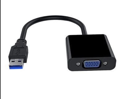Лот: 9628840. Фото: 1. Адаптер USB 3.0 - VGA-F display... Шлейфы, кабели, переходники