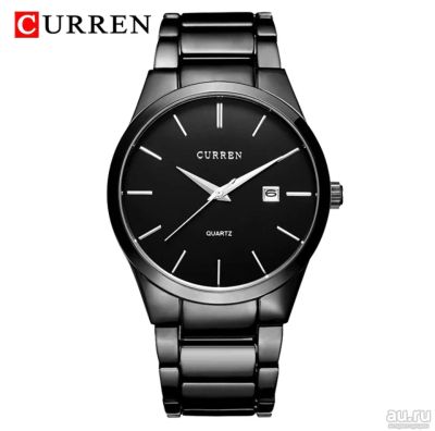 Лот: 18287193. Фото: 1. Часы Curren 8106 Black. Оригинальные наручные часы