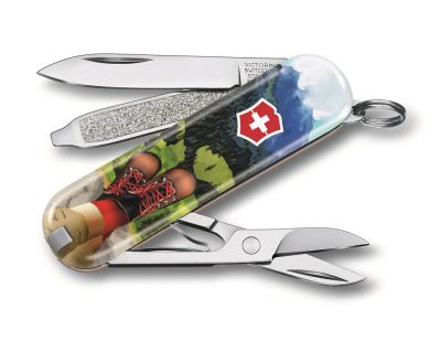 Лот: 17045755. Фото: 1. Нож-брелок Victorinox Classic... Ножи, топоры
