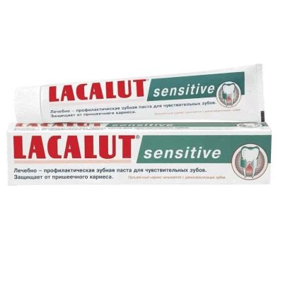 Лот: 23720286. Фото: 1. Lacalut Сенситив Паста зубная... Лекарства