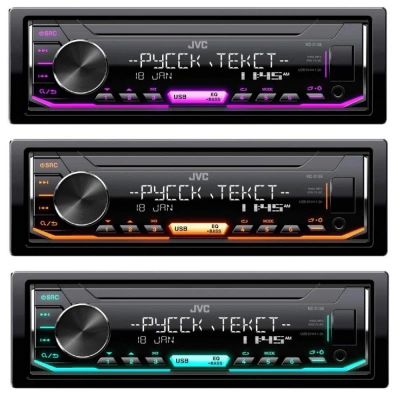 Лот: 11284459. Фото: 1. Автопроигрыватель JVC KD-X155... Автомагнитолы