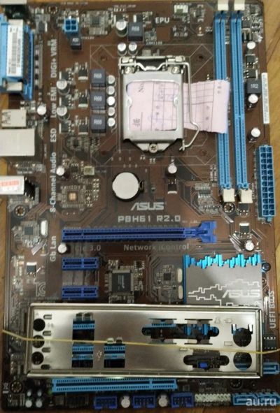 Лот: 13643000. Фото: 1. Материнская плата 1155 Asus P8H61... Материнские платы