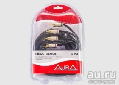 Лот: 8229965. Фото: 1. Aura RCA-3254 межблочный кабель... Аксессуары для автозвука