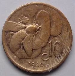Лот: 149275. Фото: 1. Италия. 10 чентезимо 1920г. Европа
