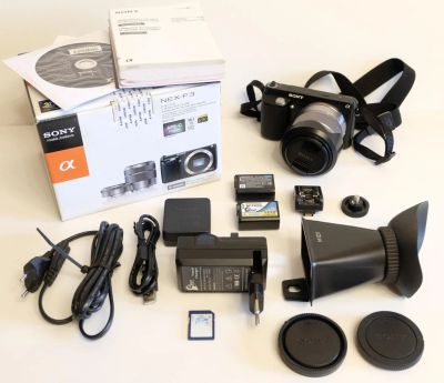 Лот: 9951989. Фото: 1. Sony Nex F3 + 18-55 (Japan... Цифровые беззеркальные со сменной оптикой