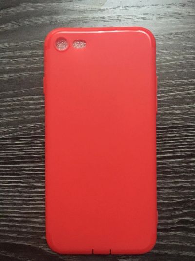 Лот: 10554524. Фото: 1. Чехол для IPhone 6/6s/7 красный. Чехлы, бамперы