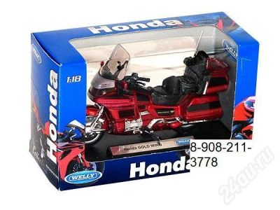 Лот: 350888. Фото: 1. моделька HONDA GOLD WING. Автомоделизм