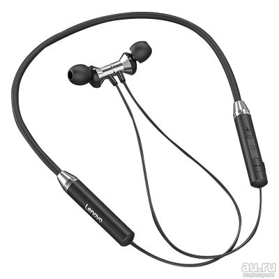 Лот: 17962998. Фото: 1. Бепроводные наушники Lenovo Neckband... Наушники, гарнитуры