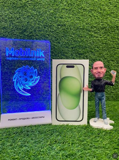 Лот: 20940502. Фото: 1. Apple iPhone 15 128Gb Green. Смартфоны