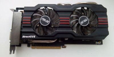 Лот: 4360170. Фото: 1. Мощная игровая видеокарта Asus... Видеокарты