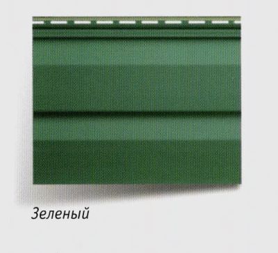 Лот: 9897762. Фото: 1. Панель виниловая (Цвет: Зеленый... Фасадные материалы, сайдинг