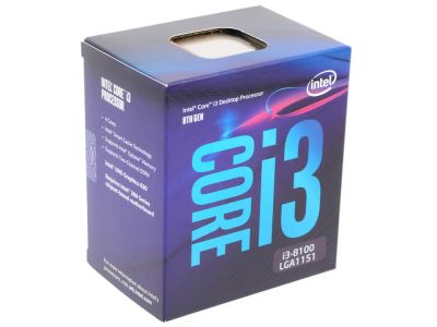 Лот: 12197553. Фото: 1. Новый процессор Intel® Core™ i3-8100... Процессоры
