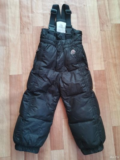 Лот: 15808930. Фото: 1. Штаны черные пуховые Moncler. Костюмы, пиджаки, комбинезоны
