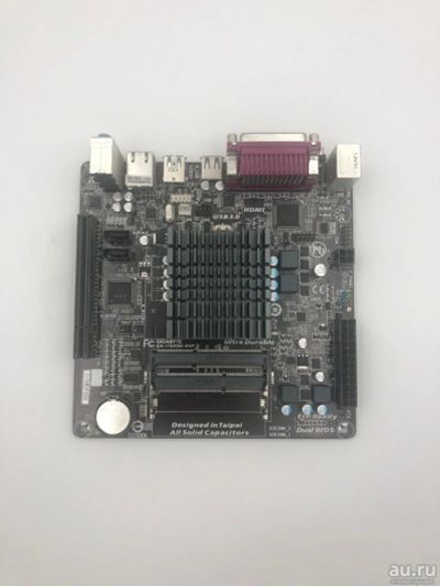 Лот: 18365736. Фото: 1. MB+CPU Gigabyte J1800N-D2P + Intel... Материнские платы