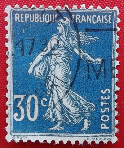 Лот: 18918893. Фото: 1. (№3911) марка "Марианна-сеятельница... Марки