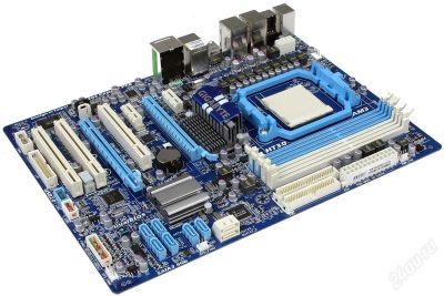 Лот: 1050694. Фото: 1. Gigabyte Socket-AM3 Gigabyte Socket-AM3... Материнские платы
