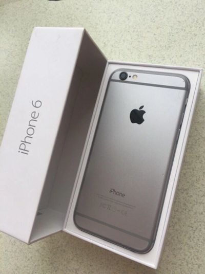 Лот: 10918788. Фото: 1. iPhone 6-16 gb Space Gray. Смартфоны