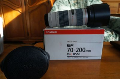 Лот: 12236906. Фото: 1. Canon EF 70-200mm f/4L USM. Объективы