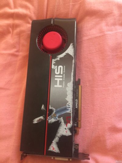 Лот: 17667721. Фото: 1. Видеокарта Radeon 5870 1Gb. Видеокарты