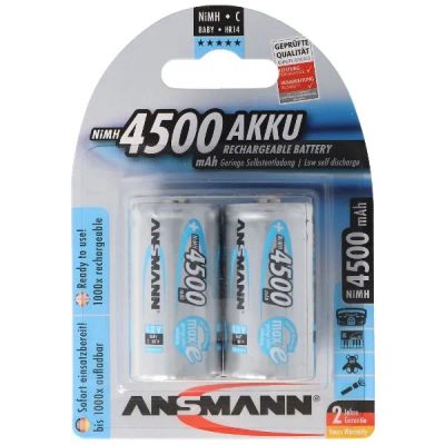 Лот: 21514822. Фото: 1. АКБ C (LR14) ANSMANN 4500mAh 16228. Батарейки, аккумуляторы, элементы питания