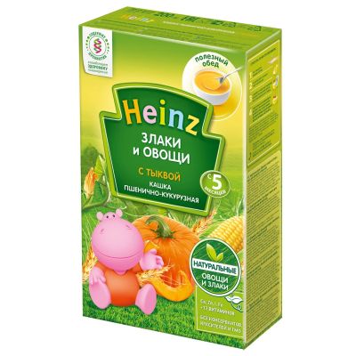 Лот: 13992248. Фото: 1. Новая каша Heinz с тыквой (безмолочная... Крупы, сыпучие продукты