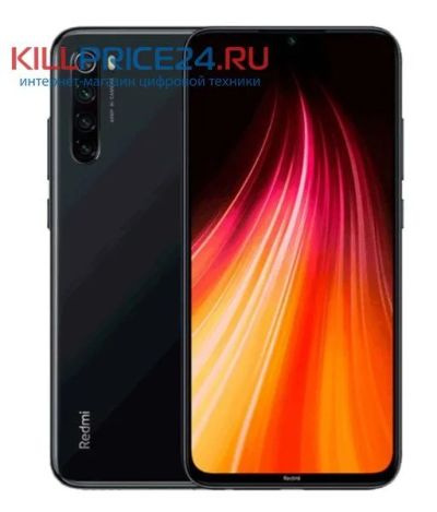 Лот: 16419257. Фото: 1. Xiaomi Redmi Note 8 4/64GB, черный. Смартфоны