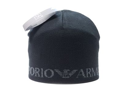 Лот: 12426933. Фото: 1. Шапка Emporio Armani черный мужская. Головные уборы