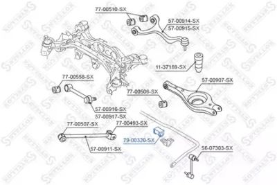 Лот: 25854169. Фото: 1. Втулка стабилизатора заднего Hyundai... Кузов