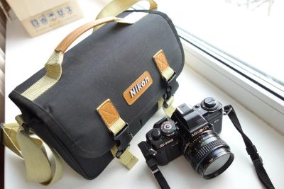 Лот: 4853402. Фото: 1. Фотосумка Nikon (корейского производства... Чехлы, сумки, ремешки