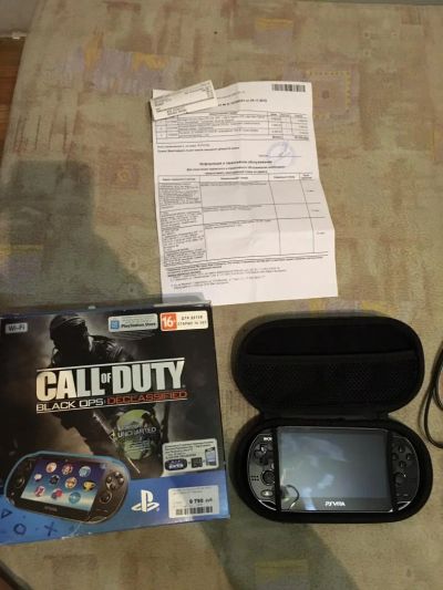 Лот: 6498187. Фото: 1. Sony ps vita +uncharted + call... Игровые приставки, консоли