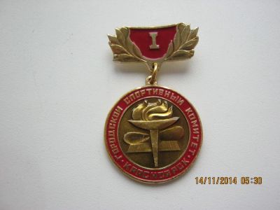 Лот: 4746104. Фото: 1. Значок "Городской спортивный комитет... Другое (значки, медали, жетоны)