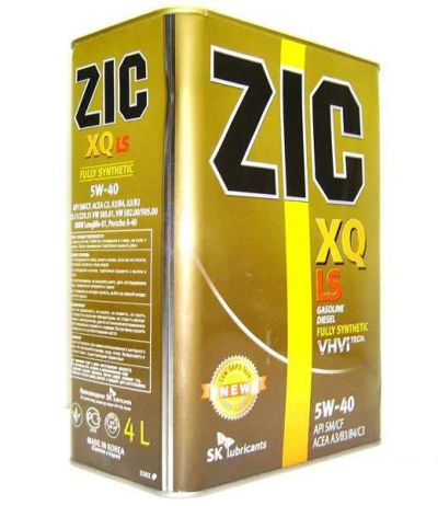 Лот: 4759317. Фото: 1. ZIC XQ, 5w40, 4л. Масла, жидкости