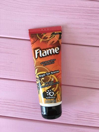 Лот: 12576273. Фото: 1. Крем для загара в солярии Flame. Уход за телом