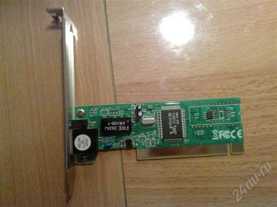 Лот: 242360. Фото: 1. 2шт сетевые карты ACorp 10/100... Сетевые карты