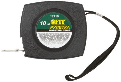 Лот: 19624160. Фото: 1. Лента мерная 10м стальная Fit... Ручной инструмент