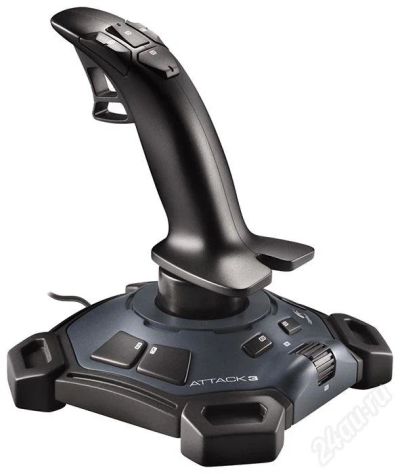 Лот: 8386. Фото: 1. Джойстик Logitech Attack 3. Красноярск